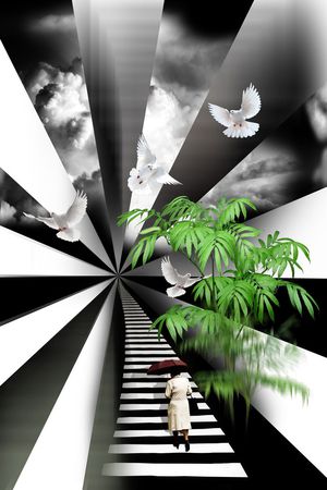 植物印花花型图片