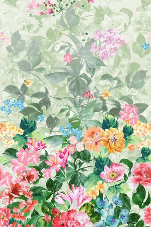 花朵印花花型图片