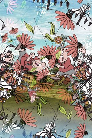花卉连衣裙印花花型图片