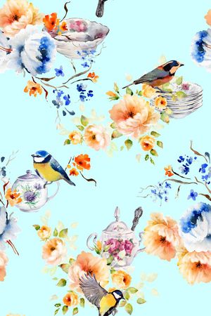 花卉印花花型图片