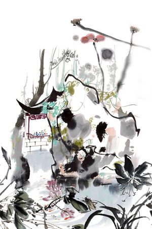 民居花卉印花花型图片
