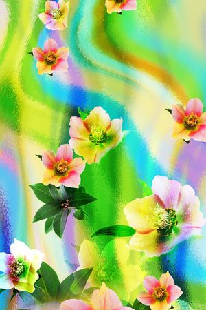 数码印花花型图片