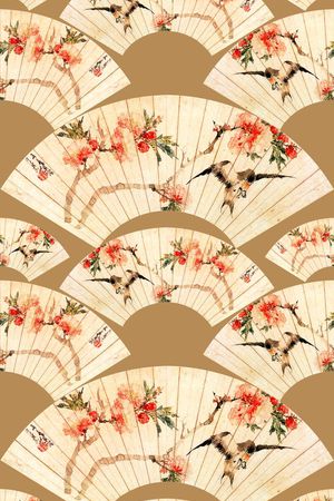 中国风印花花型图片