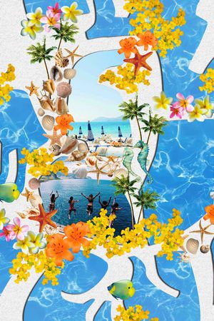 原创印花花型图片