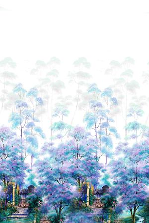水墨印花花型图片