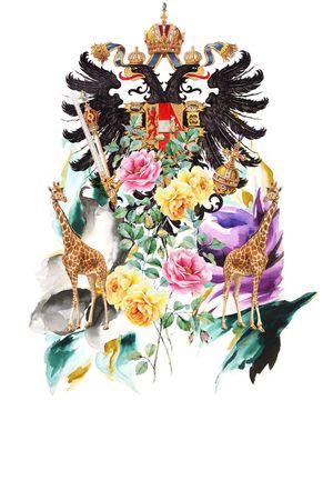 花卉印花花型图片