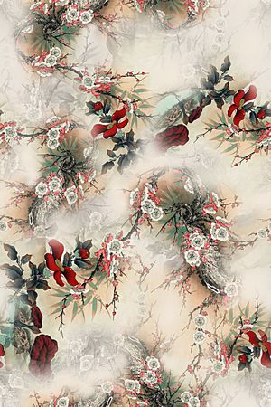 花卉印花花型图片
