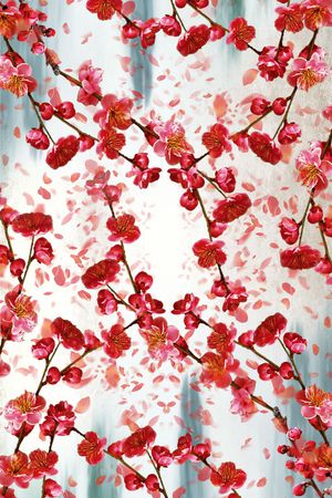 中国风印花花型图片