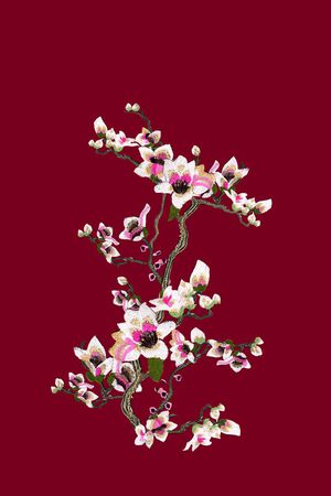 中国风印花花型图片