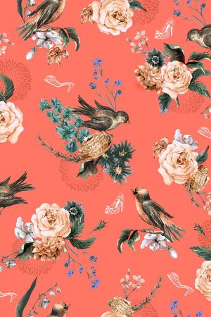 花卉印花花型图片