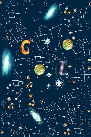 宇宙印花花型图片