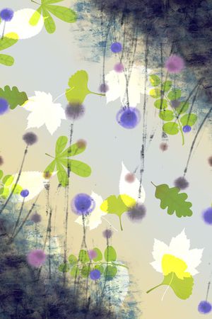 抱枕面料印花花型图片