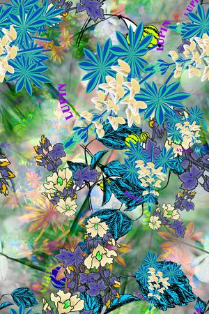 花卉印花花型图片