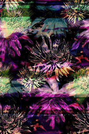 花卉印花花型图片