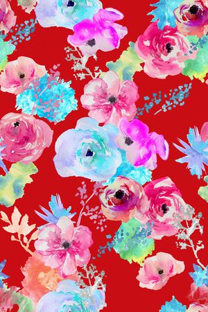 淡雅印花花型图片