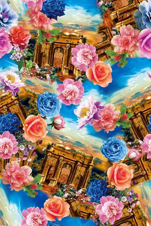 花卉印花花型图片