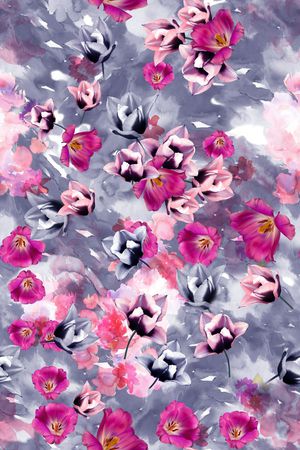 服装面料花型印花花型图片