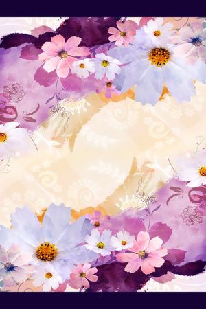抽象 花型印花花型图片