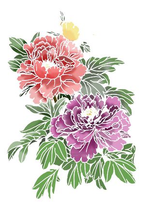 传统印花花型图片
