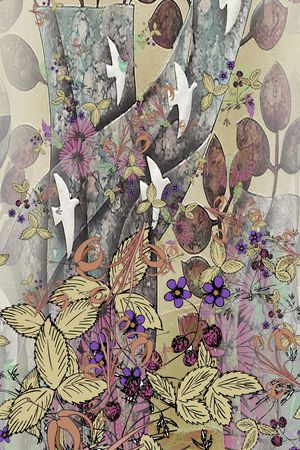 定位花印花花型图片
