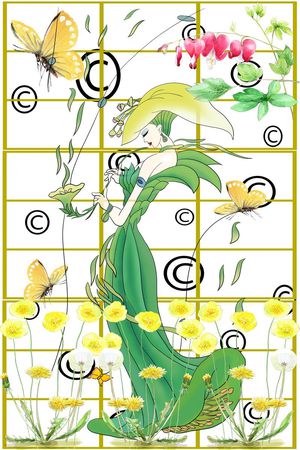 花仙子印花花型图片