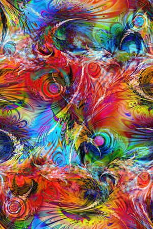 数码印花花型图片
