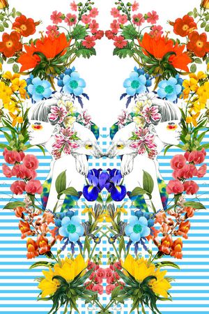 MAX-定位欧美民族风印花花型图片