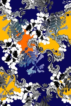 欧美风印花花型图片