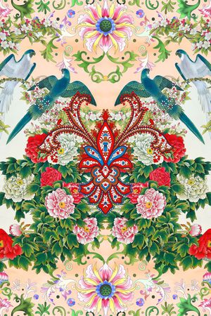 中国风印花花型图片