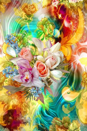 design印花花型图片