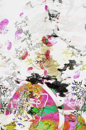 抽象印花花型图片