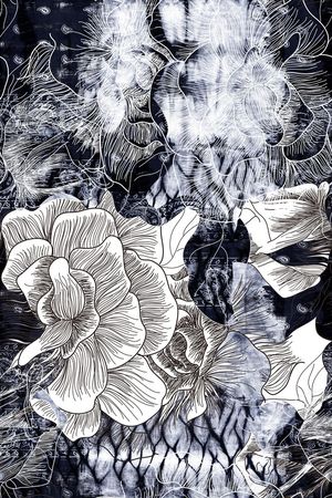 大牌印花花型图片