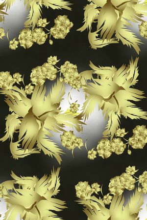 花朵印花花型图片