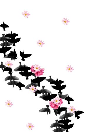 抽象印花花型图片