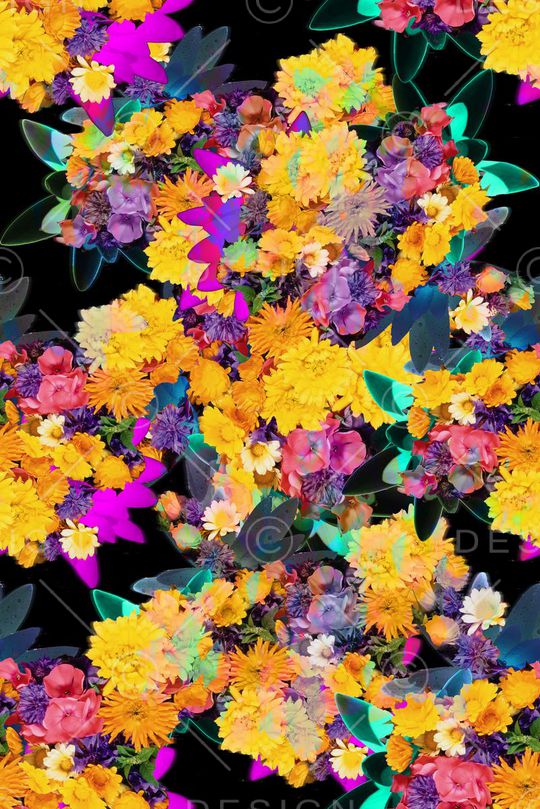 抽象印花花型图片