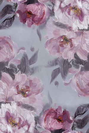 手绘印花花型图片