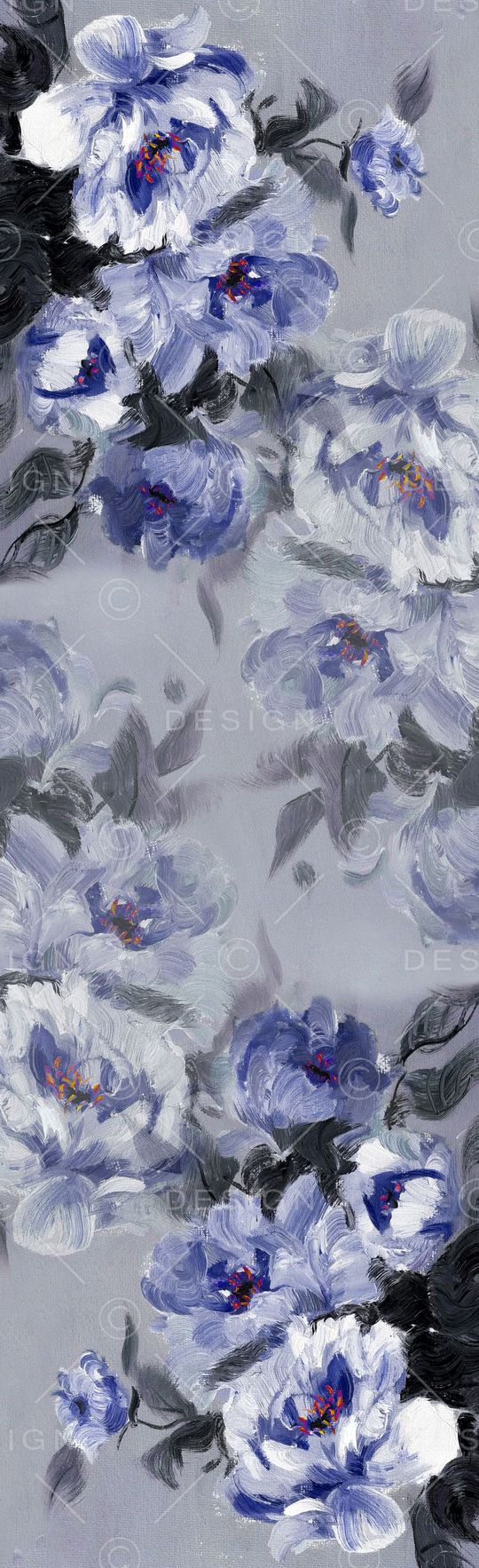 手绘印花花型图片