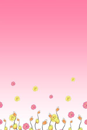 定位  花卉印花花型图片