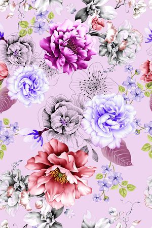 女装印花花型图片