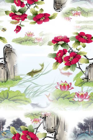 动物印花花型图片