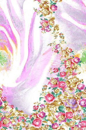 花卉印花花型图片