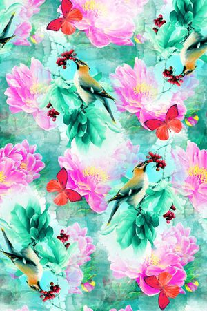 抽象印花花型图片