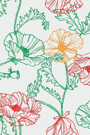花朵印花花型图片