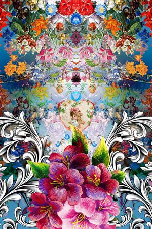 MAX-定位欧美民族风印花花型图片