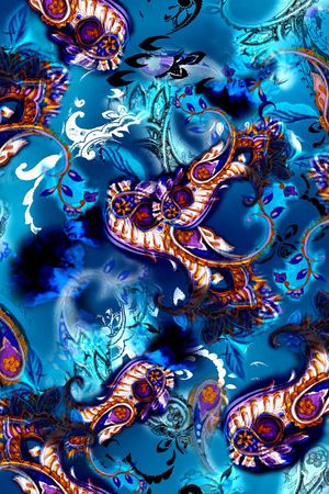 抽象印花花型图片