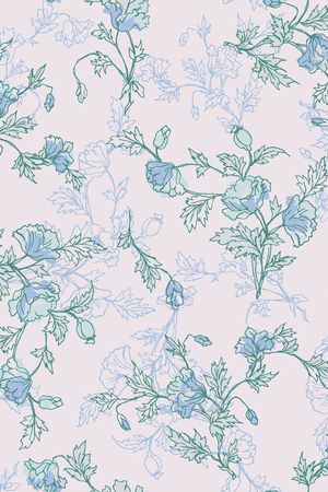 花朵印花花型图片