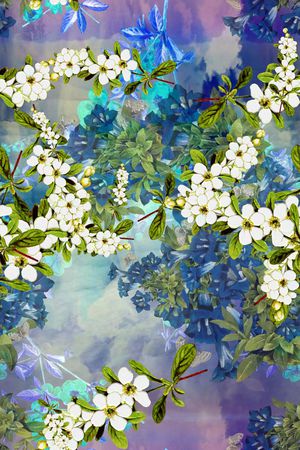 田园风印花花型图片