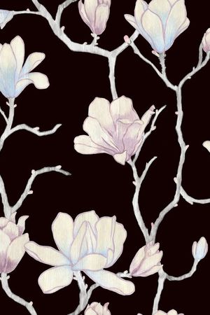 兰花印花花型图片