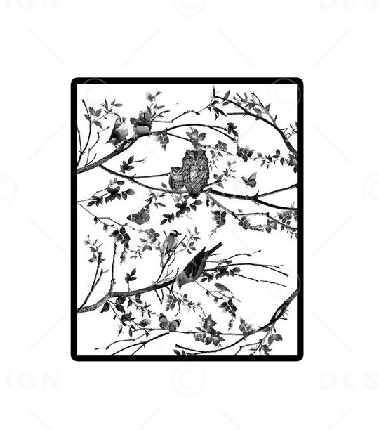 人物印花花型图片