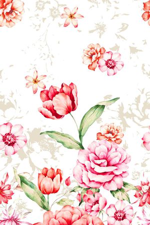 清新印花花型图片